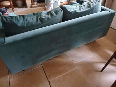 Photo of free Sofa in petrol blue by Made.com (Odcombe BA22) #3