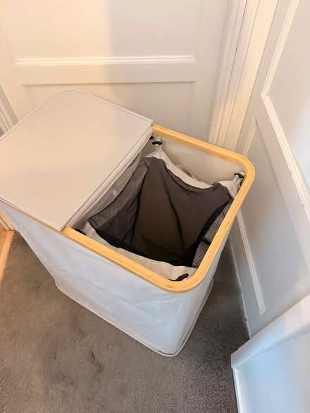 Photo of free Laundry hamper with two compartments (Longbrnton NT NE12) #2