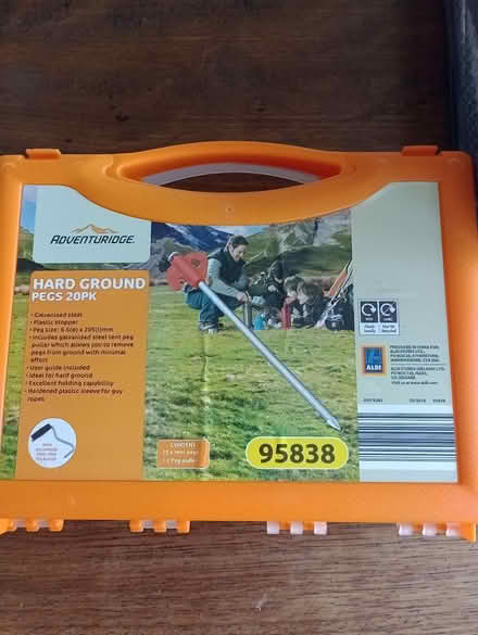 Photo of free Ground sheet and pegs (Gosforth) #1