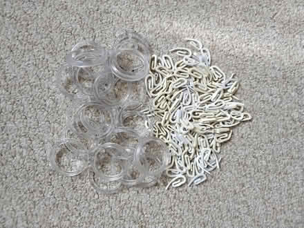Photo of free Curtain rings and hooks (PO7) #1