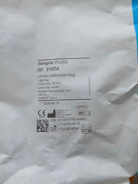 Photo of free Urine collection bags day and night (Mapperley top) #3