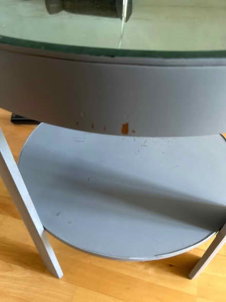 Photo of free Mirror topped side table (Le36dr LE3) #2