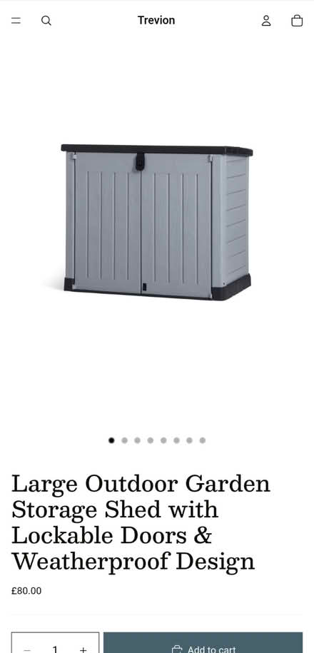 Photo of Garden storage box (Bedale HG4) #1