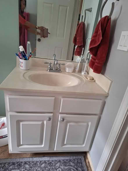 Photo of free White 30" Vanity (Holly Springs, on Fuquay side) #1