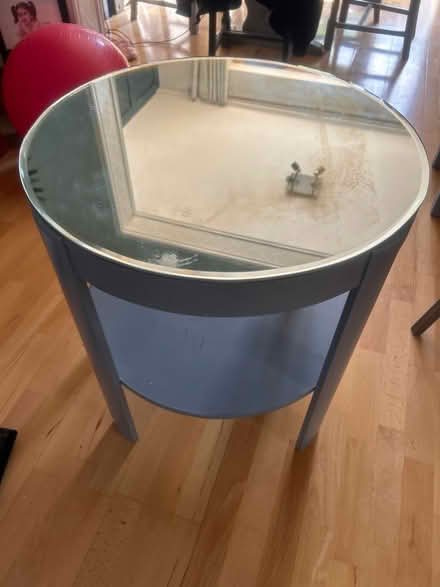 Photo of free Mirror topped side table (Le36dr LE3) #1