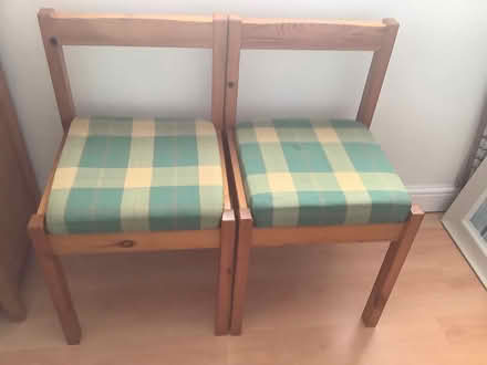 Photo of free Retro dining chairs + small table (Whitchurch, Bristol) #1