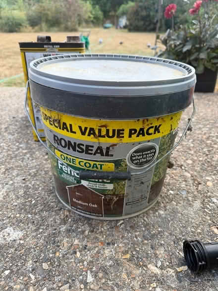 Photo of free Ronseal fence life med oak (Shirley, Croydon CR0) #1