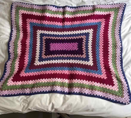 Photo of free Small crocheted blanket (Chigwell IG6) #1