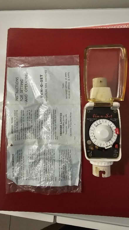 Photo of free Vintage Ven-o-Set miniature time switch 1ampp (Townsend AL3) #1