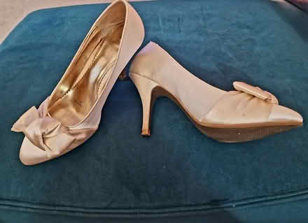 Photo of free Ivory Heeled Shoes size 7 (Broadbridge Heath RH12) #2