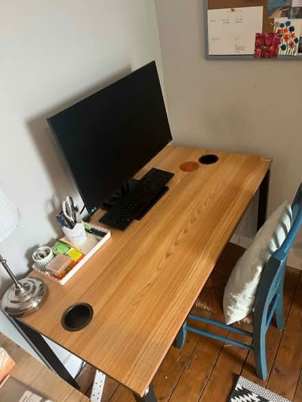 Photo of free Wooden Desk – Good Condition (SE5) #2