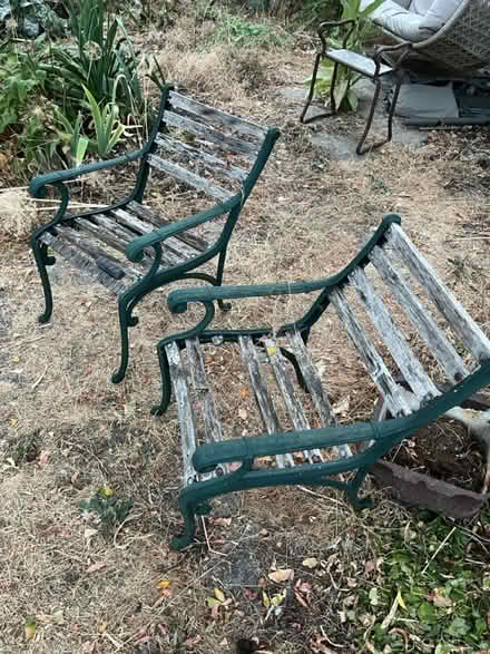 Photo of free Cast iron chair sides (Cholsey OX10) #1
