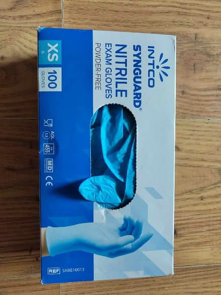 Photo of free Nitrile exam gloves, for cleaning/ care work/ medical (Hulme M15) #1