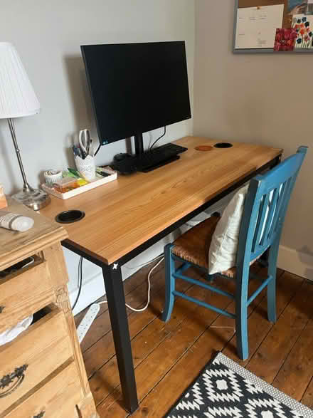 Photo of free Wooden Desk – Good Condition (SE5) #3