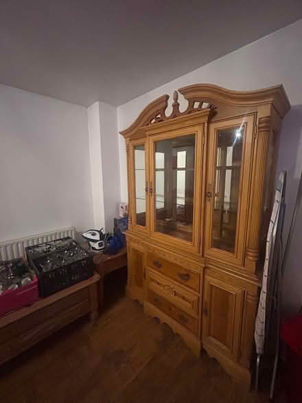 Photo of free Oak French dresser cabinet (Erith DA8) #2