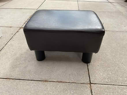 Photo of free Chocolate brown footstool (Hulme WA2) #1