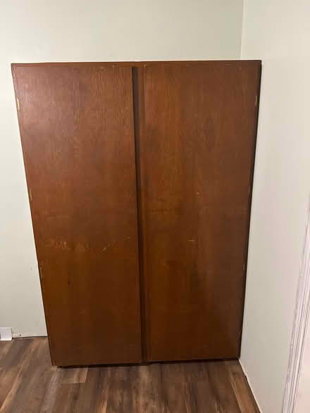 Photo of free Large wooden cabinet (Raleigh NC) #2