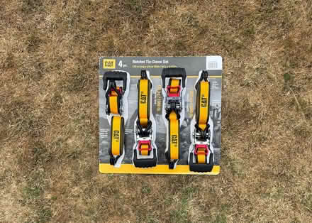 Photo of free CAT Ratchet Tie-Down Set - FOUR Straps (Spring Park CR0) #1