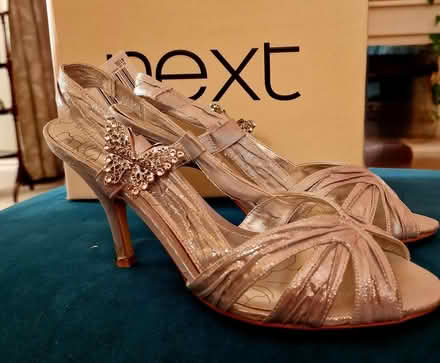 Photo of free Next Silver Sandals size 6.5 (Broadbridge Heath RH12) #1