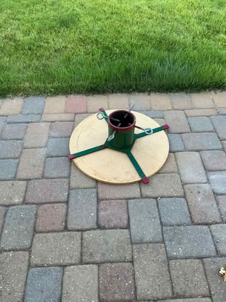 Photo of free Metal Christmas Tree Stand (Lucas Valley) #1
