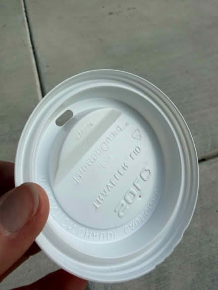 Photo of free Hot Beverage Cup Lids (see details) (Darien - near 75th x Cass Ave.) #4