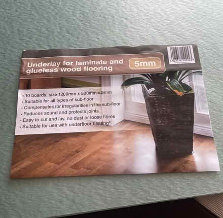 Photo of free Underlay for laminate flooring (Fawdon NE3) #2