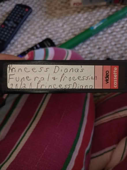 Photo of free Princess Diana's funeral VHS (7531 rising sun avenue) #1