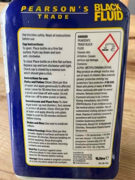 Photo of free Disinfectant Outdoor Cleaner (Mitcham CR4) #3