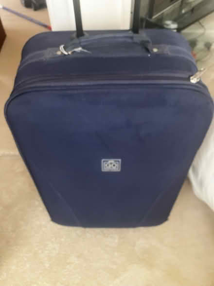 Photo of free Navy suitcase 2 wheels (Churchtown Southport PR9 7LF) #2