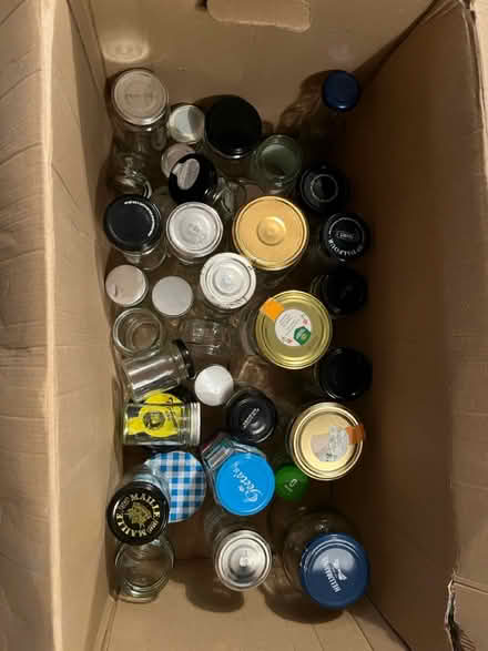 Photo of free Box of jars, mixed sizes (N Bersted, Bognor Regis. PO21) #1