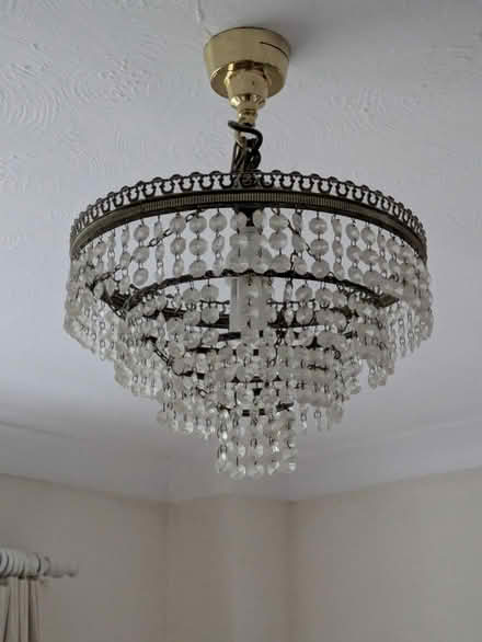 Photo of free Glass chandelier (Highcliffe) #1