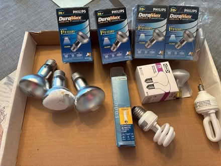 Photo of free Assorted lightbulbs (Burnhamthorpe and Tomken) #1