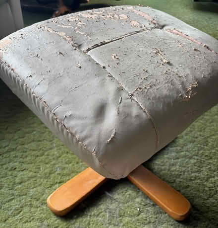 Photo of free Leather Footstool (Longport CT1) #1
