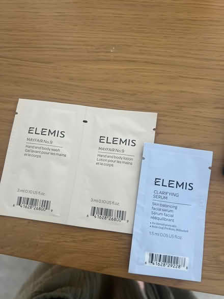 Photo of free Elemis samples (Stanway CO3) #1