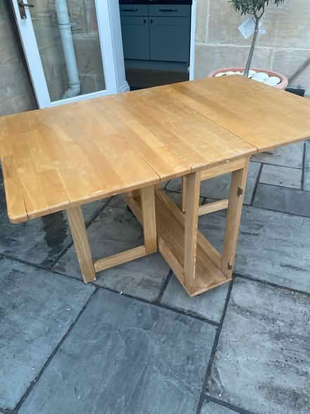 Photo of free Compact fold away table (Oldfield Park, Bath BA2) #2
