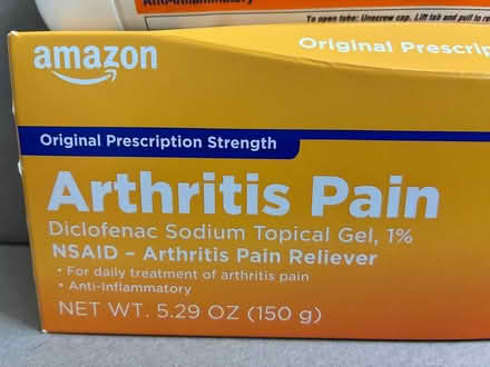 Photo of free Voltaren generic NSAID Gel (Old Town Bowie) #3