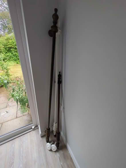 Photo of free Curtain poles with rings (Highcliffe) #1