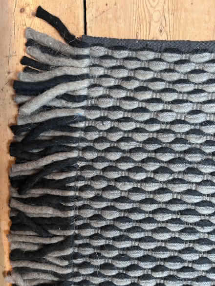 Photo of free Lovely Heals Wool Rug Black and Grey (St Leonards TN38) #2