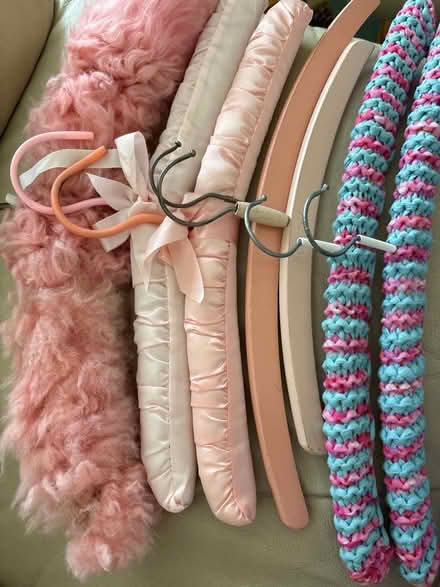 Photo of free pink Wood hangers (Hala LA1) #1