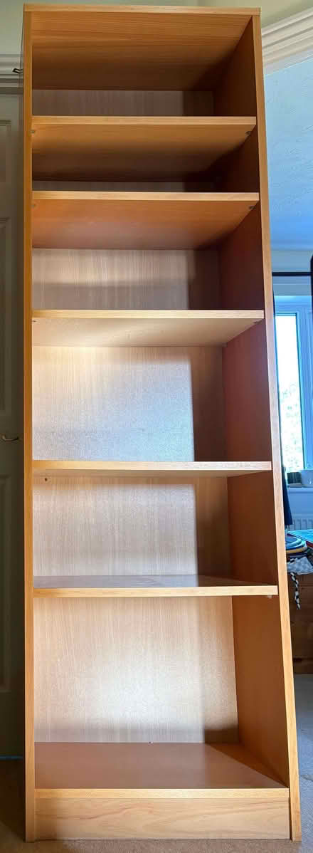 Photo of free Bookcase, light wood finish (Denmead PO7) #1