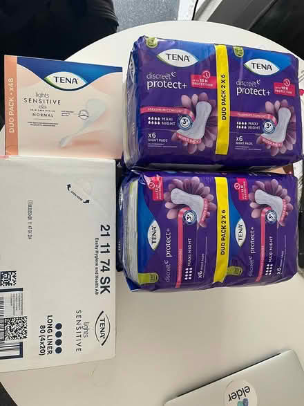 Photo of free Sanitary Towels (Unopened/Sealed) (Garston, WD25) #1