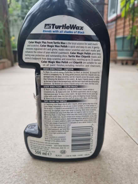 Photo of free Turtle wax for black vehicles (Whitehill GU35) #3