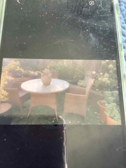 Photo of free Rattan glass top table + 3 chairs (Thornton heath CR7) #1