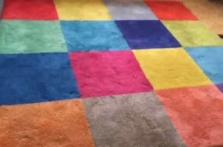 Photo of free Large Ikea uldum patchwork rug - 230*230 cm (Newton Abbot TQ12) #1
