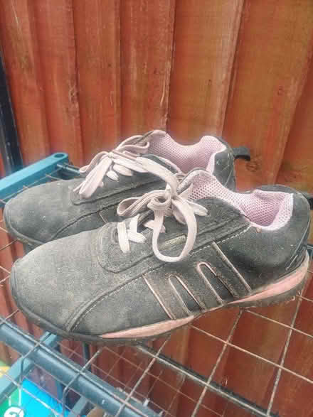Photo of free Women's size 5 steel toecap work shoes/ trainers (Haylands Way MK41) #1