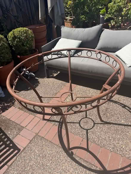 Photo of free Metal Garden table base (Bayfarm, Alameda) #3