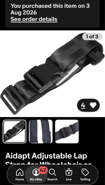 Photo of free Aidapt Adjustable Lap Strap (East Acton W3) #2
