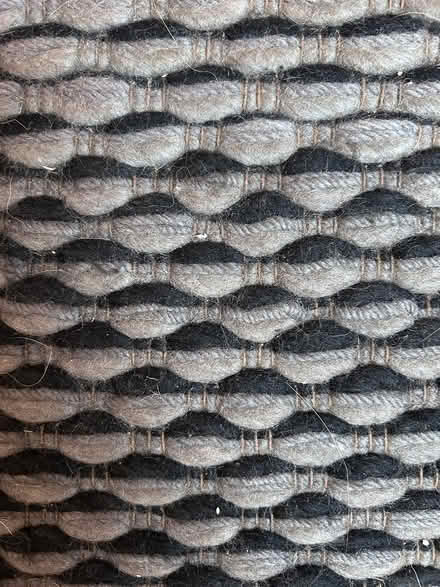Photo of free Lovely Heals Wool Rug Black and Grey (St Leonards TN38) #3