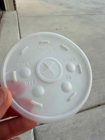 Photo of free 16 oz. Beverage Dart Plastic Lids (Darien - near 75th x Cass Ave.) #2