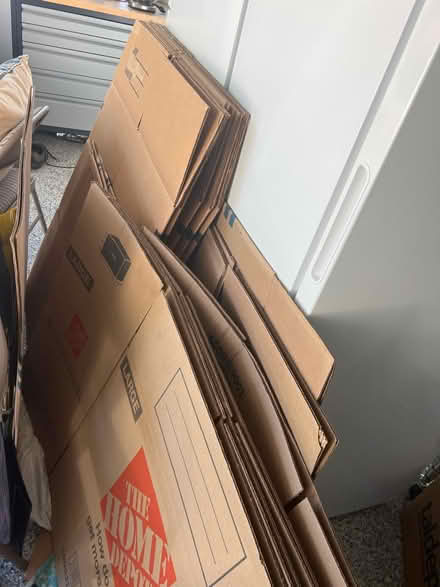 Photo of free 18 cardboard moving boxes (Saratoga) #1